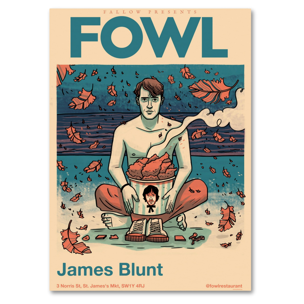 James Blunt FOWL Poster